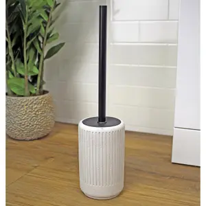 Showerdrape Alexandria Concrete Toilet Brush & Holder