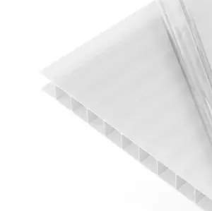 High Impact AntiFog 10mm Opal Polycarbonate Sheet SkyGlaze - UV Protected Panel - 1050x2000mm