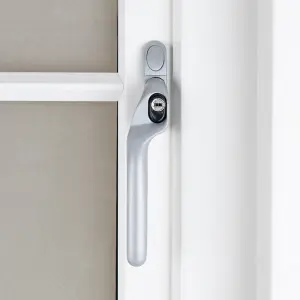 Timber Series Connoisseur MK2 Offset Locking Espag Window Handle - Premium Satin (Left Hand)