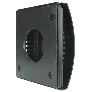 100mm - External Wall Wind Sound Baffle Vent Cover Draft Excluding Air Ventilation For Extractor Fans & Heat Recovery - Black