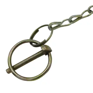 Towing Hitch Pin 28MM X 193MM (1 1/8" X 7 1/2" Trailer Chain Lock Tractor Linch Agricultural)