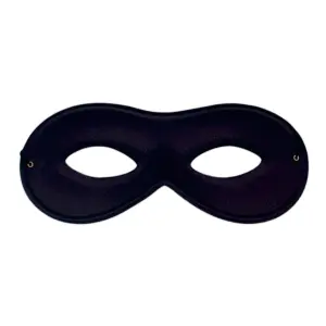 BLACK MASQUERADE DOMINO FACE EYE MASK COSTUME PARTY FANCY DRESS