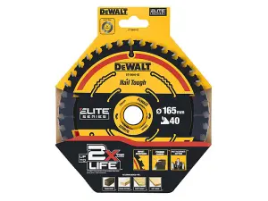 DEWALT Cordless Extreme Framing Circular Saw Blade 165 x 20mm x 40T