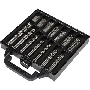 99 Piece HSS Drill Bit Set with Split Point Self-Centering Tips