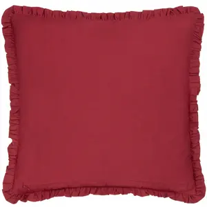 Paoletti Henderson Embroidered Cotton Feather Rich Cushion