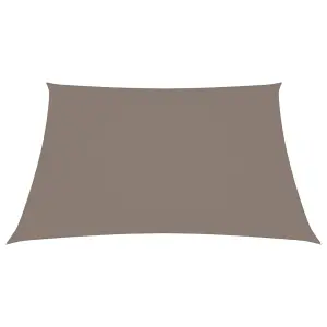 Berkfield Sunshade Sail Oxford Fabric Square 4x4 m Taupe