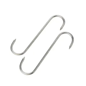 Diall Stainless steel S-hook (H)160mm, Pack of 2