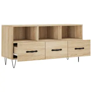 Berkfield TV Cabinet Sonoma Oak 102x36x50 cm Engineered Wood