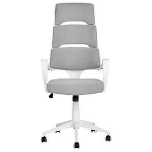 Beliani Modern Office Chair Grey GRANDIOSE