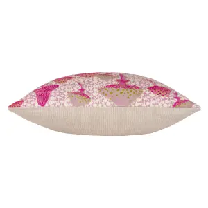 furn. Mushroom Fields Abstract Feather Rich Cushion