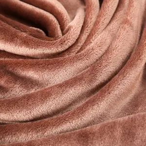 Neel Blue Soft Fluffy Fleece Blanket - Brown - 130cm x 150cm