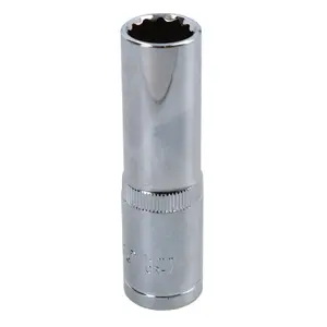 14mm 1/2in Drive Double Deep Long Reach Metric Socket 12 Point Sided Bi-hex