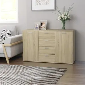 Andile 35.5Cm Wide 4 Drawer Sideboard Sonoma Oak