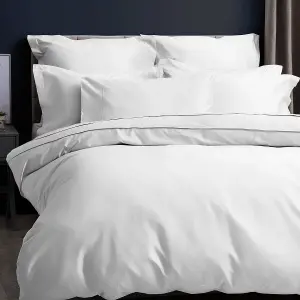 Belledorm Pima Cotton 450 Thread Count Duvet Cover White (Single)