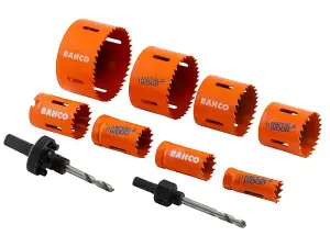 Bahco 3834-PROMO-82 Electrician's Bi-Metal Holesaw Set, 10 Piece BAH383482EL