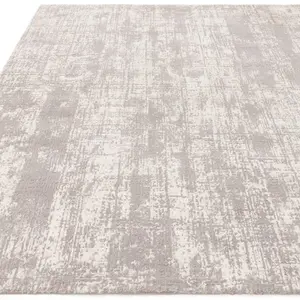 Grey Abstract Luxurious Modern Easy To Clean Rug For Dining Room Bedroom & Living Room-120cm X 170cm