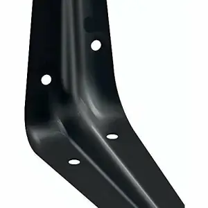 EAI - London Shelf Bracket - 100x75x29x1mm - Black - Pack of 10