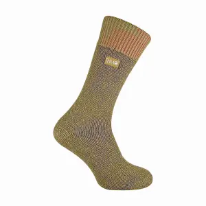 THMO - 1 Pair Mens Thermal Socks 6-11 Beige