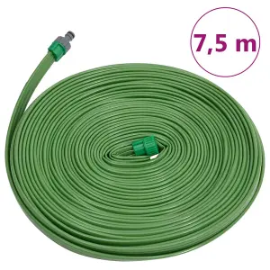 Berkfield 3-Tube Sprinkler Hose Green 7.5 m PVC