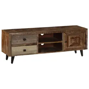 Berkfield TV Cabinet 118x30x40 cm Solid Mango Wood