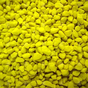 20kg yellow Coloured Plant Pot Garden Gravel - Premium Garden Stones for Decoration