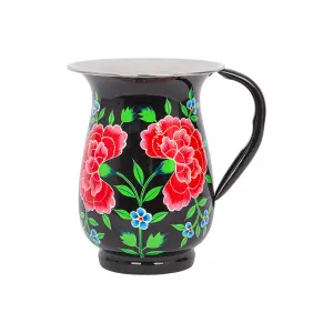 BillyCan Hand-Painted Picnic Water Jug - 1.7L - Peony