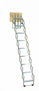 DOLLE ALUFIX LOFT LADDER 11 TREAD