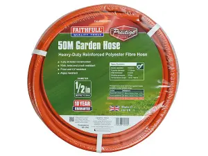 Faithfull CT072023108BOGYS03 Prestige Heavy-Duty Garden Hose 50m 12.5mm (1/2in) Diameter FAIHOSE50PRE