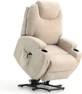 Burlington Fabric Dual Motor Riser Recliner Chair