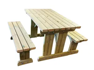 Free Standing Wooden Picnic Table - 5FT