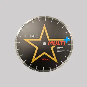 350mm HDP Star Multi+ Diamond Blade 20mm Bore