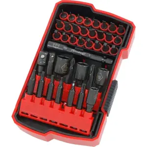 Neilsen 39pc Impact Screwdriver Bit Set PH PZ SL Torx 1/4" Drive Socket Bits