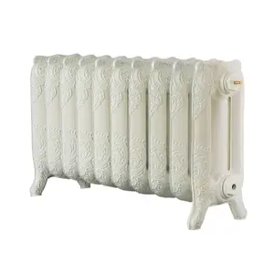 Arroll Montmartre Cream 3 Column Radiator, (W)834mm x (H)470mm