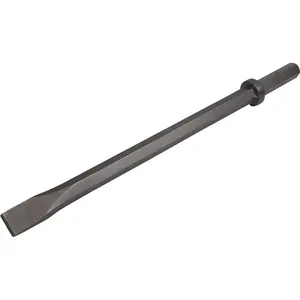 30mm x 470mm Flat Point Breaker Chisel with 7/8" Hex Shank for Demolition Work