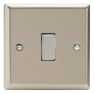 Varilight 1-Gang 10A Intermediate Rocker Switch Satin