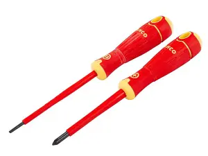 Bahco B220.002 B220.002 BAHCOFIT Insulated Screwdriver Set, 2 Piece BAHB220002