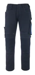 Mascot Unique Erlangen Trousers - Dark Navy/Royal   (33.5) (Leg Length - Regular)