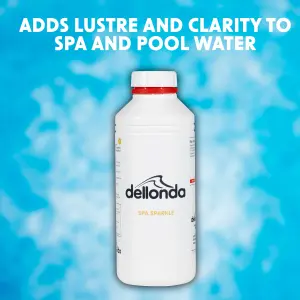 Dellonda 1L Hot Tub, Pool & Spa Clarifier, Sparkle, Anti Cloudy, Clear Water