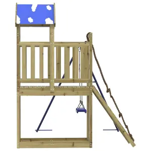 Berkfield Outdoor Playset Impregnated Wood Pine