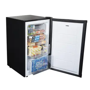 SIA UCF50BL 50cm Black Freestanding Under Counter Freezer 80L