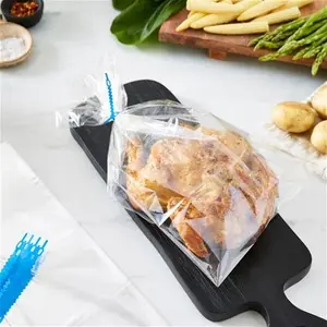 Dunelm Pack Of 8 Roasting Bags, Clear, Plastic