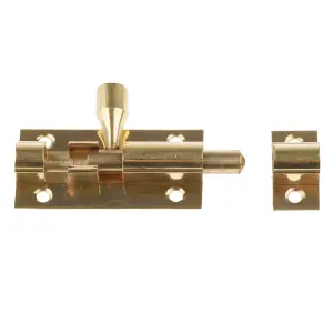 4 PCS Brass Barrel Bolt 3" Slide Lock - Security Door Locking Screws