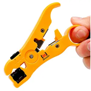 Professional BNC Compression Tool with 20 BNC Compression Connectors & Coax Cable Stripper Multifunctional