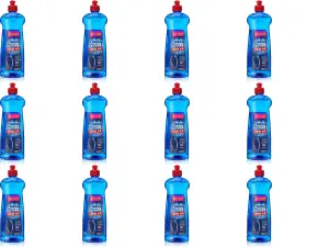 Crystale Total Action Dishwasher Rinse Aid - Streak Free Formula - 500ml (Pack of 12)