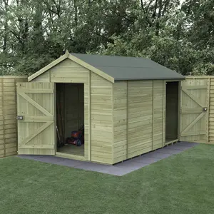 Timberdale 12x8 Apex Shed No Window - Combo