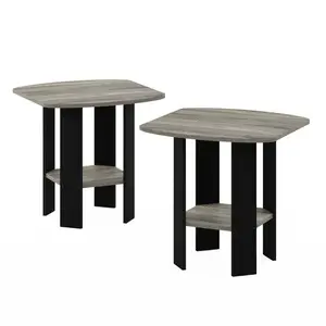 Alastair Side Table (Set of 2) Black / French Oak