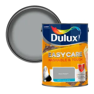 Dulux Easycare Washable & Tough Warm pewter Matt Wall & ceiling Emulsion paint, 5L