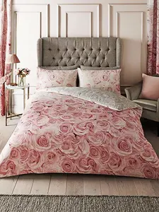 Bellerose Floral Double Duvet Cover Set - Pink