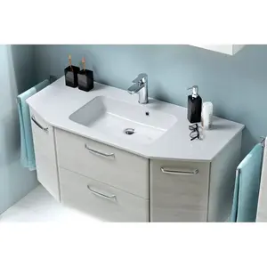 QuickSet 936 112cm Wide Wall-mounted Single Vanity Unit