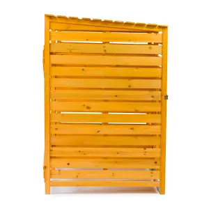 KCT Wooden Wheelie Bin Store Outdoor Storage - Double ( 2 x 240L)